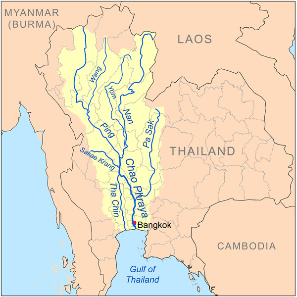 The Chao Phraya River and its Tributaries[1]