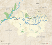 Map of San Juan River Basin